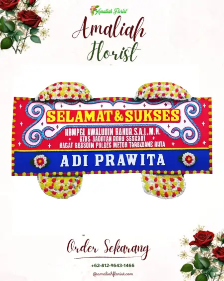 Papan Bunga Ucapan Selamat Kantalai