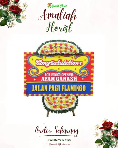 Sewa Papan Bunga Kantalai