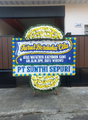 Papan Bunga Duka di Kantalai